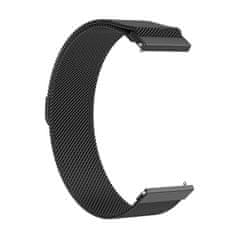 BStrap NEOGO SmartWatch Glam / Glam 2 Milanese pašček, Black