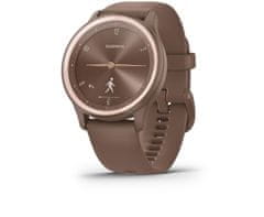 Garmin vivomove Sport pametna ura, Cocoa/Peach Gold