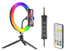 Tracer rgb ring light 26cm s stativom