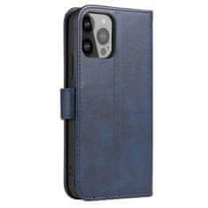 slomart magnet case elegantna knjižna omara s stojalom za iphone 13 pro max modra