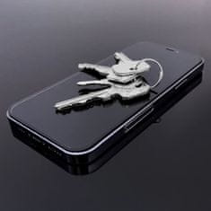 PRO Celozaslonsko kaljeno steklo z okvirjem za iPhone 15 črno