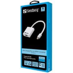 Sandberg adapter iz miniDisplayPort na HDMI 2.0, 4k@60Hz (509-03)