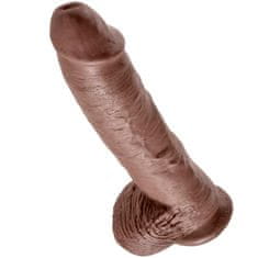 King Cock 10" dildo, rjav, 25 cm