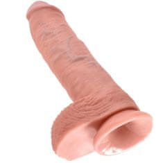 King Cock 10" dildo, roza, 26.5 cm