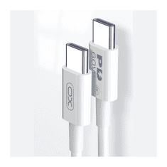 XO Kabel USB-C na USB-C NB-Q190A 1m 60W bel