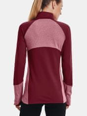 Under Armour Pulover UA ColdGear 1/2 Zip-RED XS