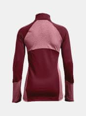 Under Armour Pulover UA ColdGear 1/2 Zip-RED XS