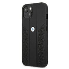 Bmw etui bmhcp13srsppk iphone 13 mini 5,4; črno/črno trdo ohišje leather curve perforate