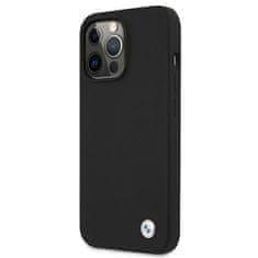 Bmw etui bmhcp13lsilbk iphone 13 pro / 13 6,1; črno/črno trdo ohišje silicone signature