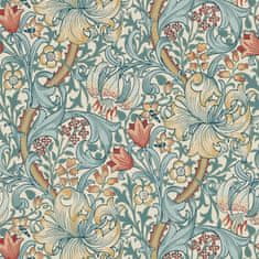 MORRIS & CO. Tapeta GOLDEN LILY 210401, kolekcija ARCHIVE WALLPAPERS, slate manila