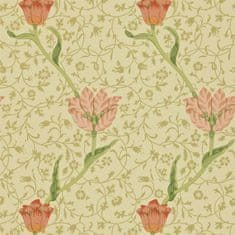 MORRIS & CO. Tapeta GARDEN TULIP 210428, kolekcija ARCHIVE WALLPAPERS, vanilla russet