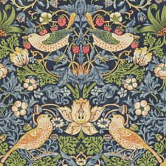 MORRIS & CO. Tapeta STRAWBERRY THIEF 212564, kolekcija ARCHIVE WALLPAPERS, indigo mineral