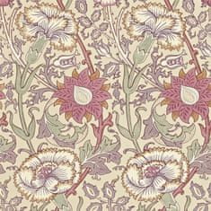 MORRIS & CO. Tapeta PINK & ROSE 212566, kolekcija ARCHIVE WALLPAPERS, vino manilla