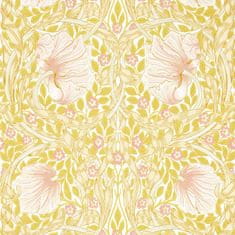 MORRIS & CO. Tapeta PIMPERNEL 217065, kolekcija ARCHIVE WALLPAPERS, sončnično roza