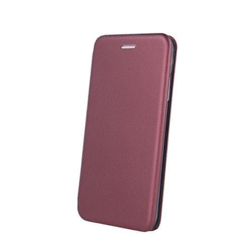  Premium Soft ovitek za Samsung Galaxy S22 Ultra, preklopni, bordo rdeč 