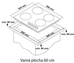 GUZZANTI GZ 8209E plinska kuhalna plošča