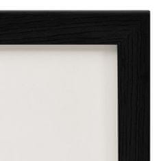Vidaxl Dvodelni okvir za fotografije, črn, 2 x (21x29,7 cm)