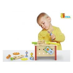 Viga Toys  Toys Lesena DIY delavnica z orodji za Montessori izobraževanje