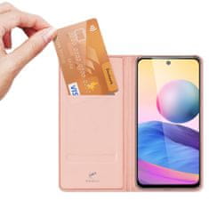 slomart ovitek tipa dux ducis skin pro bookcase za xiaomi redmi note 10 5g / poco m3 pro pink