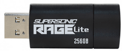 Patriot Supersonic Rage Lite USB 3.2 spominski ključ, 256 GB, 120MB/s (PEF256GRLB32U)