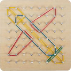 Small foot majhna noga Lesena deska Geoboard