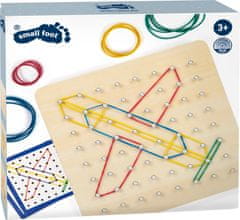 Small foot majhna noga Lesena deska Geoboard