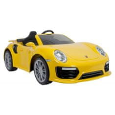 Injusa  Baterija za avto Porsche 911 Turbo S Special Edition Yellow 6V