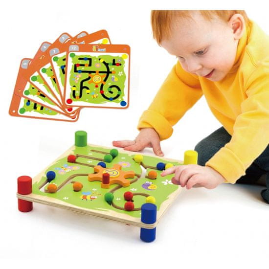 Viga Toys VIGA Montessori lesena izobraževalna igra Sledi in sledenje