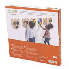 Viga Toys Lesena barvna tabla FSC Certified Montessori