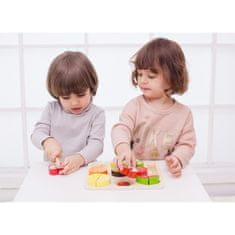 Classic world CLASSIC WORLD MONTESSORI 20-delni set za rezanje sadja z velcro.