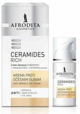 Kozmetika Afrodita Ceramides Rich krema za oči, 15 ml