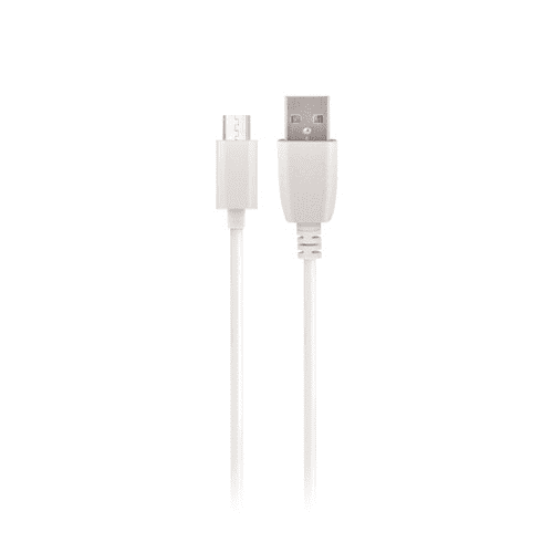 setty. podatkovni kabel microUSB, 3 m, 2 A, bel (GSM043796)