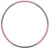Hula-Hoop Power Ring obroč, premer 90 cm, sivo-roza