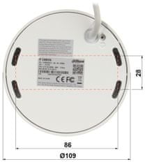 Dahua POE mrežna kamera kamera IP 5MP z mikrofonom in IR LED dometom do 50m HDBW3541F-AS-M