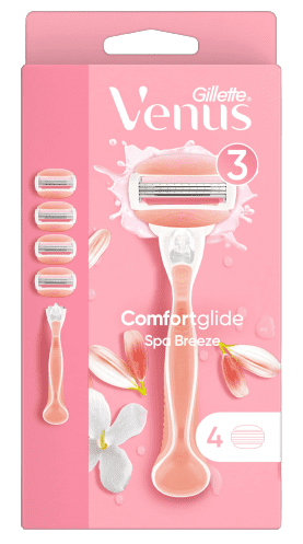 Gillette brivnik Venus ComfortGlide Spa Breeze, 4 glave 