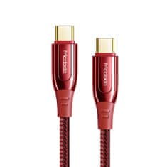 Mcdodo MCDODO FROST KABEL USB TYPE C PD 2.0 QC 4.0 5A 100W 2M RDEČI CA-8124