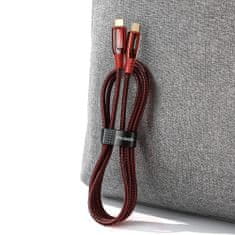 Mcdodo MCDODO FROST KABEL USB TYPE C PD 2.0 QC 4.0 5A 100W 2M RDEČI CA-8124