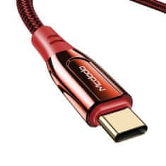 Mcdodo MCDODO FROST KABEL USB TYPE C PD 2.0 QC 4.0 5A 100W 2M RDEČI CA-8124