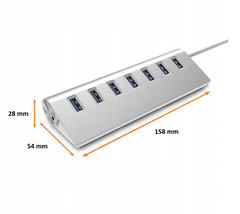 CO2 HUB 7X USB 3.0 DELNIK VRAT CO2-0125