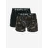 Bokser spodnjice Boxer Style 8 Cuff Logo&Camouflage 2Pcs Box S