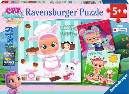 Ravensburger Puzzle Cry Babies Magic Tears 3x49 kosov