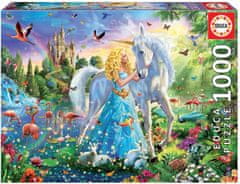 Educa Puzzle Princesa s samorogom 1000 kosov