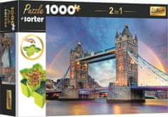 Trefl Sestavljanka s sorterjem 2v1 Tower Bridge, London 1000 kosov