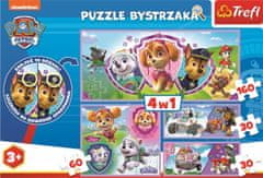 Trefl Sestavljanka Poišči razlike Paw Patrol 4 v 1 (15,15,30,50 kosov)