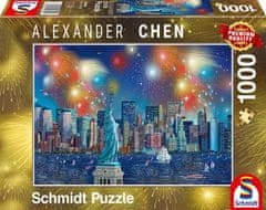 Schmidt Puzzle Kip svobode z ognjemetom 1000 kosov