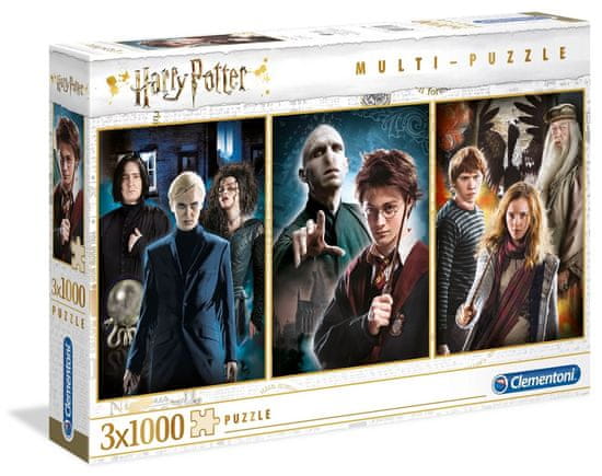 Clementoni Puzzle Harry Potter 3x1000 kosov