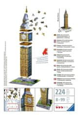 Ravensburger 3D puzzle Big Ben, London 216 kosov