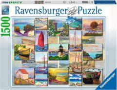 Ravensburger Puzzle Ladje in obala 1500 kosov