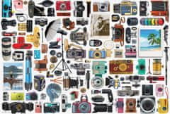 EuroGraphics Sestavljanka v pločevinasti škatli Klasična kamera 550 kosov