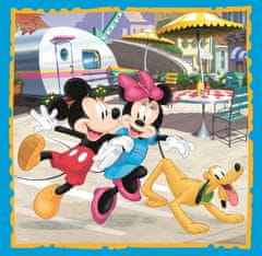 Trefl Puzzle Mickey Mouse in prijatelji 3v1 (20,36,50 kosov)